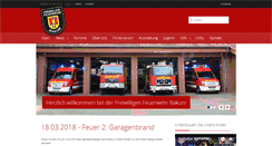 Desktop Screenshot of feuerwehr-bakum.de